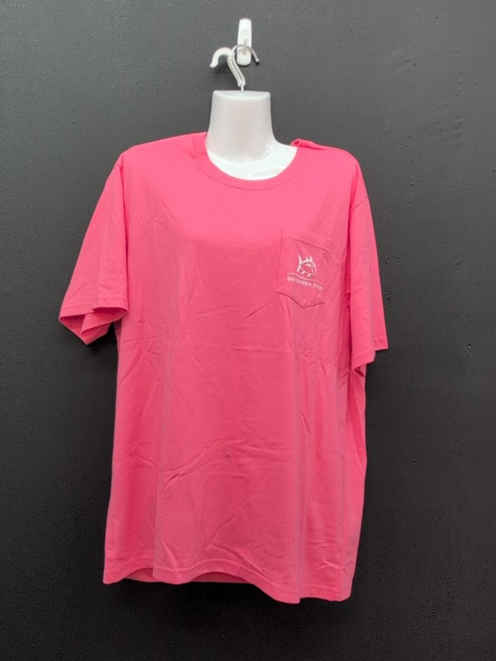 Southern Tide Men's High Tide Low Tide Short Sleeve T Shirt Large Island Pink